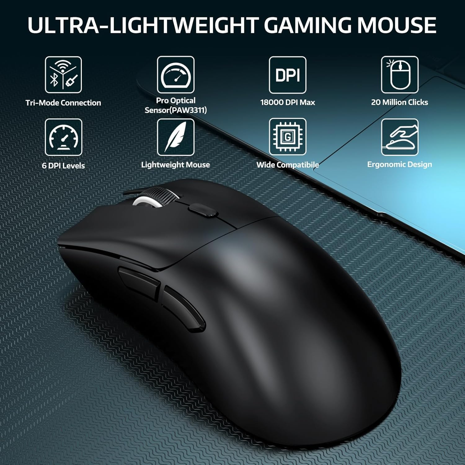 Attack Shark R1 Wireless Gaming Mouse Attack Shark R1 Wireless Gaming Mouse